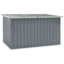 Vidaxl Boîte De Rangement De Jardin Gris 171x99x93 Cm