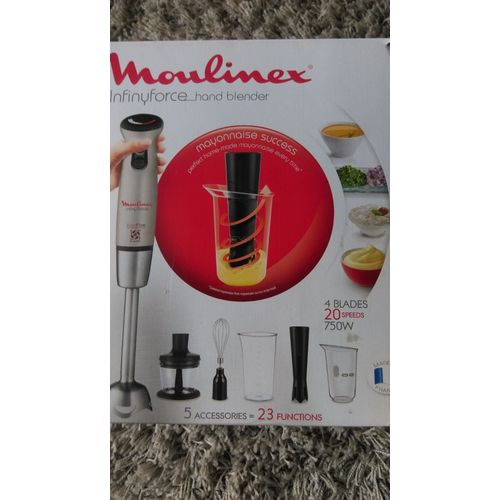 Moulinex Infinyforce - DD866A10 - Mixeur plongeant, 700 watts