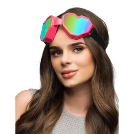 Lunettes De Ski Coeur Roses Adulte