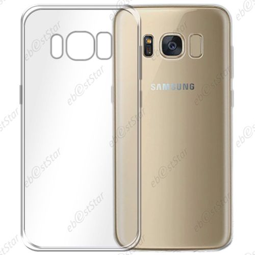 Ebeststar ®  Coque Silicone Gel Ultra Fine Housse Etui Souple Pour Samsung Galaxy S8 Plus, Couleur Transparent [Dimensions Precises De Votre Appareil : 152.4 X 78.5 X 7.9 Mm, Écran 6.2'']