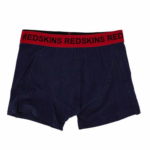 Boxer Uni Coton Stretch Branco Homme Redskins