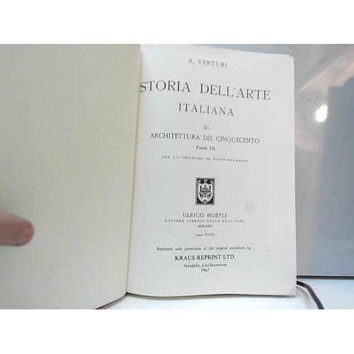 Storia Dell'arte Italiana 11 Iii