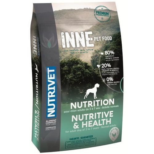Nutrivet Croquettes Au Poulet Inne Nutrition - Pour Chien Adulte - 12 Kg
