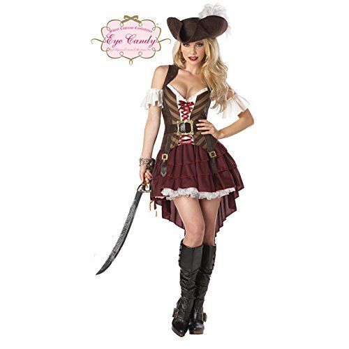 Aptafêtes - Cs929634/M - Costume Sexy Pirate -Taille M