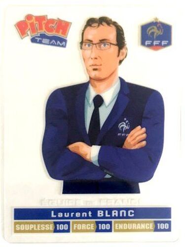 Laurent Blanc - Carte Pitch Pasquier Equipe De France Euro Football 2012