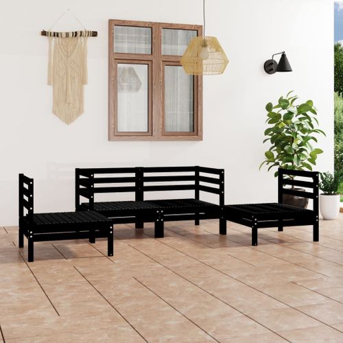 Vidaxl Table De Jardin Dessus En Verre Noir 240x90x75cm Résine Tressée