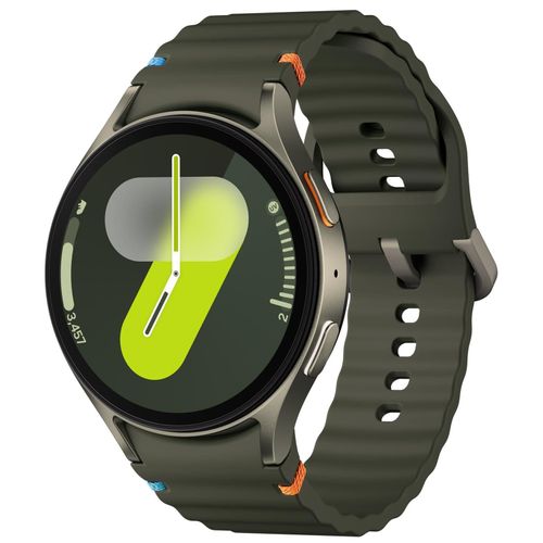 Montre Connectée Samsung Galaxy Watch7 - Boîtier 44 mm avec bracelet sport caoutchouc taille M/L - Vert - 4G