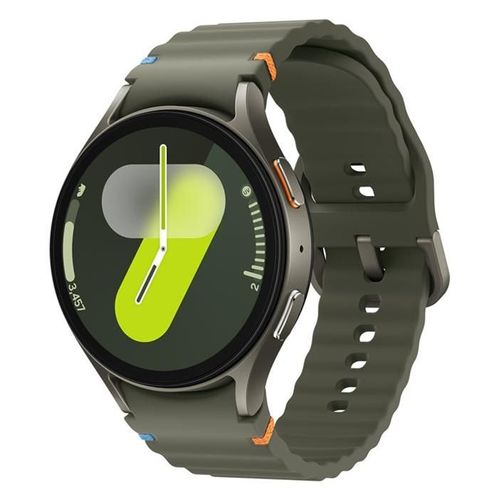 Montre Connectée Samsung Galaxy Watch7 - Boîtier 44 mm avec bracelet sport caoutchouc taille M/L - Vert - Bluetooth