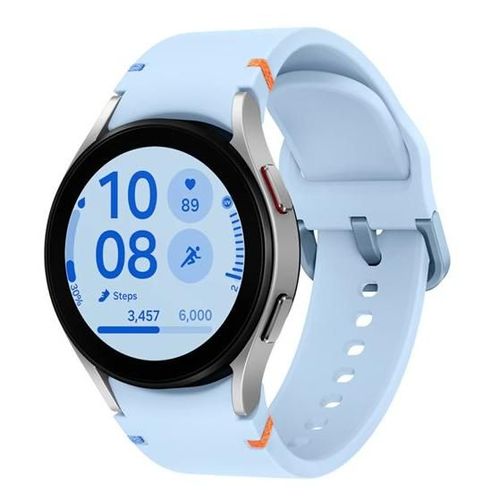 Samsung Galaxy Watch FE - 40 mm - Montre connectée avec bracelet sport - affichage 1.2" - 16 Go - NFC, Wi-Fi, Bluetooth - 26.6 g - argent