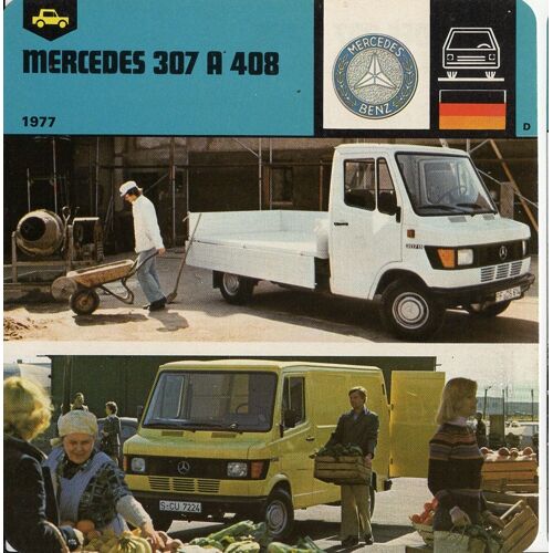 Fiche Edito-Service Mercedes 307 A 408