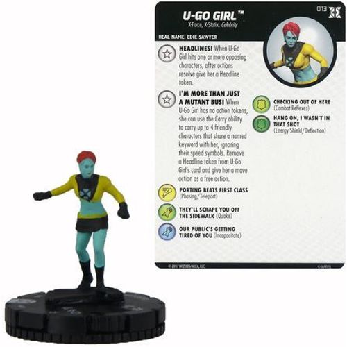 Heroclix- U-Go Girl  # 013 (Deadpool &x-Force)