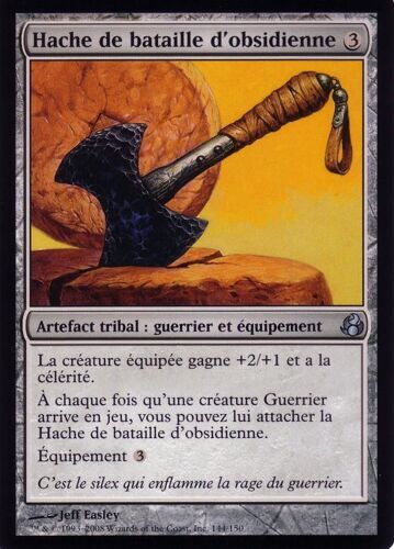 Hache De Bataille D'obsidienne - Magic - Léveciel - U - 144/150