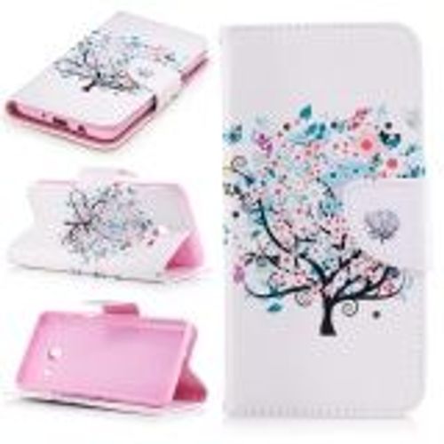 Saturcase Pu Cuir Magnétique Flip Portefeuille Support Porte-Carte Coque Housse Étui Pour Samsung Galaxy J5 (2017) (Design-3)