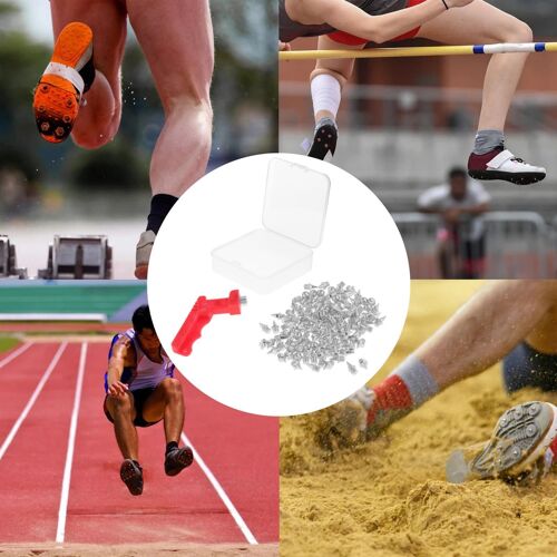 Pointes De Rechange En Acier Pour Chaussures De Course, 200 Pièces, 1/4 Pouces, Pour Cross-Country, Randonnée, Saut En Hauteur