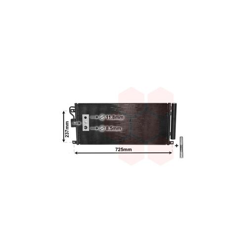 Condenseur Avec Bouteille Pour Chevrolet Trax Depuis 2013 Version 1.7 Cdti