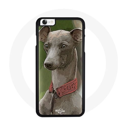 Coque Pour Iphone 6 Plus Chien Greyhound Gris