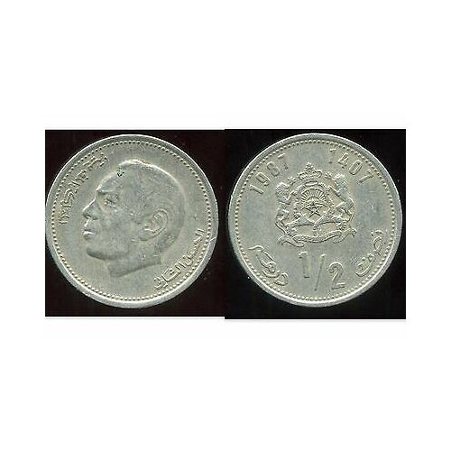 Maroc 1/2 Dirham 1987