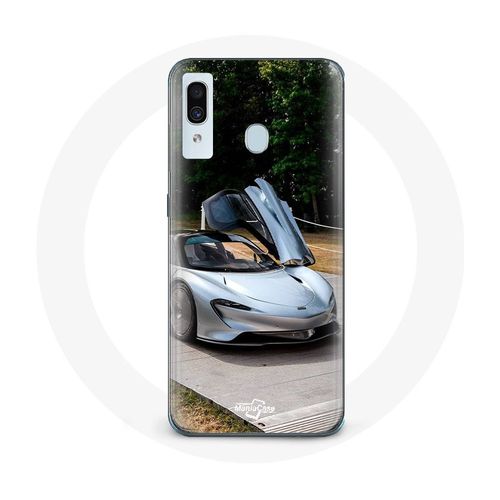 Coque Pour Samsung Galaxy A30 Formule 1 Mclaren Voiture Gris