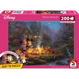Schmidt Spiele Disney, Mickey & Minnie Sweetheart Campfire, 1000 pcs