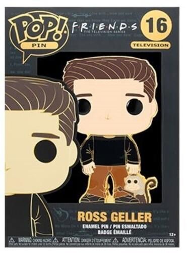 Friends - Pop Large Enamel Pin N° 16 - Ross W/Monkey