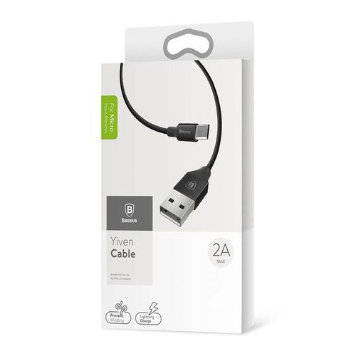 Baseus Micro Usb Yiven Cable 2a 1.5m Black (camyw-b01)