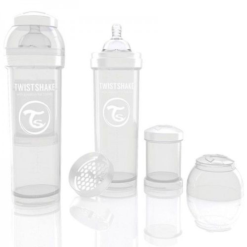 Vital Twistshake Biberon Anti-Colicque 330ml Blanc