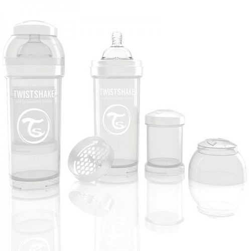 Vital Twistshake Biberon Anti-Colicque 260ml Blanc