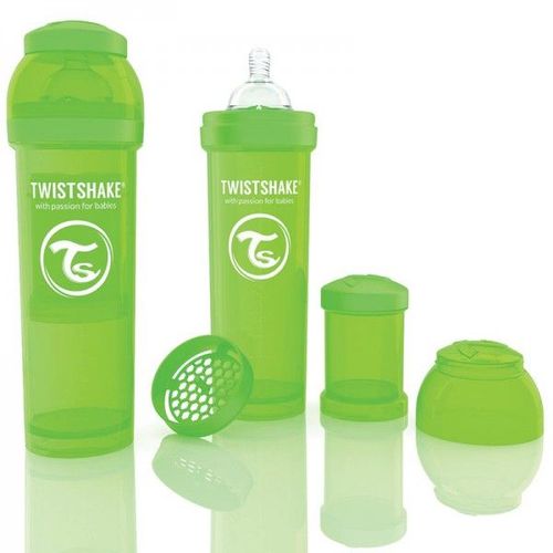 Vital Twistshake Biberon Anti-Colicque 330ml Vert