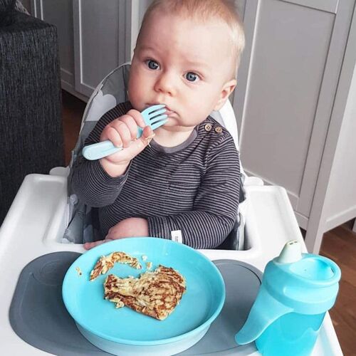 Lot De 3 Couverts D'apprentissage Bleu 6 Mois + De Twistshake