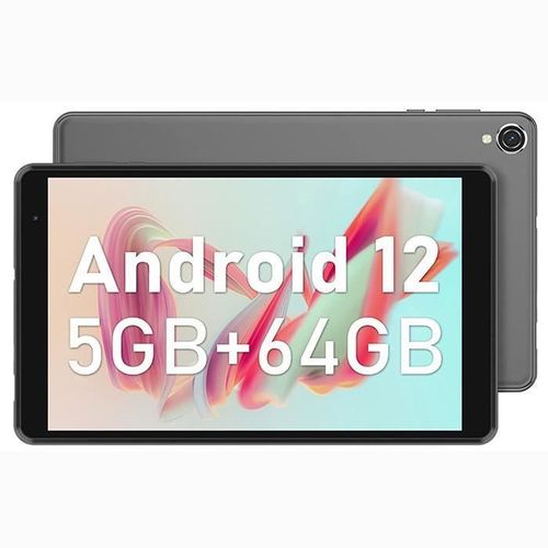 Blackview Tab 5 Tablette Tactile 8 Pouces 5Go+64Go-TF 1To, 5580mAh, Double Caméra Tablette Pas Cher-Type-C-Diffusion l'écran - Gris