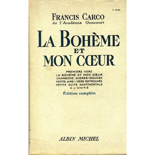 La Bohème Et Mon Coeur