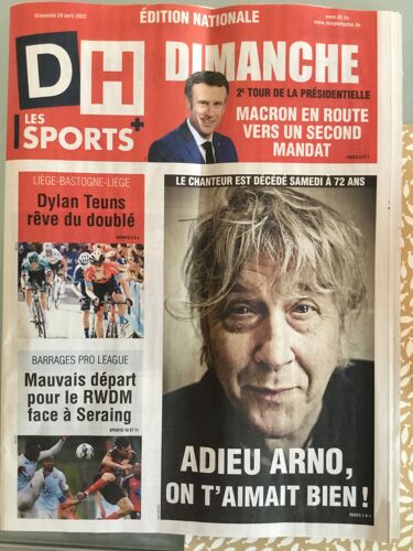 Dh Dimanche 24422 Arno ( 4 Pages ) Marie Warnant