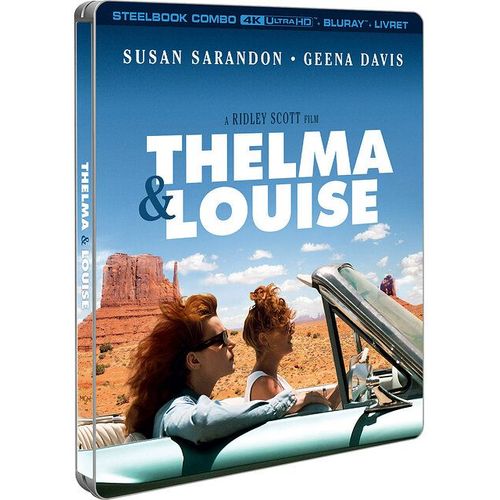 Thelma & Louise - 4k Ultra Hd + Blu-Ray + Blu-Ray Bonus - Édition Boîtier Steelbook
