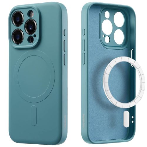Imoshion Coque Couleur Avec Magsafe Iphone 15 Pro Max Smoke Green