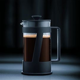 Bodum 10883-01 Crema Cafetière à Piston 8 Tasses 1 L Noir