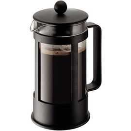 Bodum 1788-01 Kenya Cafetière à Piston 8 Tasses 1,0 L Noire