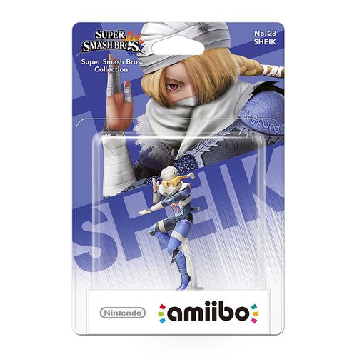 Figurine Nintendo Amiibo No. 23 Sheik Collection Super Smash Bros