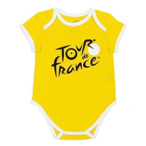 12 Mois - Body Bébé - Tour De France - Leader - Jaune - Manches Courtes - Mixte