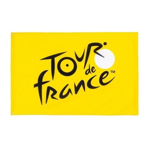 150 Cm - Drapeau Maillot Jaune - Collection Officielle Tour De France - Cyclisme - Taille 100 X 150 Cm