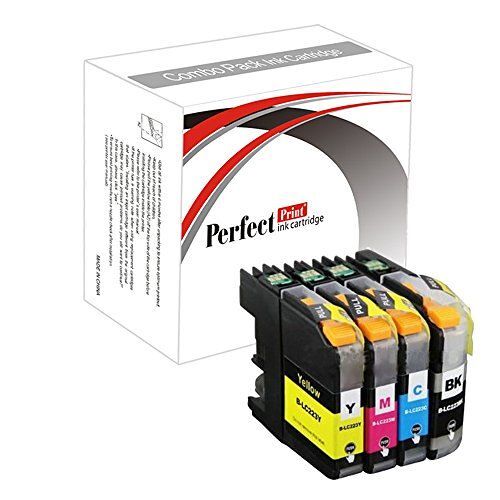 Lot de 4  cartouche d'encre Compatible remplace Lc223  pour Brother Dcp-j4120dw Mfc-j4420dw Mfc-j4620dw Mfc-j4625dw Mfc-j5320dw Mfc-j5620dw Mfc-j5625dw Mfc-j5720dw imprimante