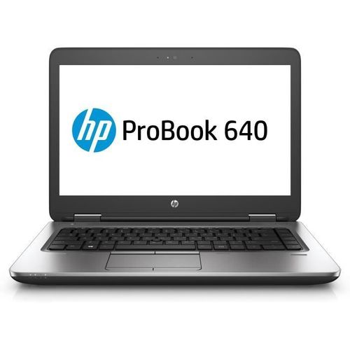 HP ProBook 640 G2, Intel® Core? i5 de 6e génération, 2,4 GHz, 35,6 cm (14"), 1366 x 768 pixels, 8 Go, 256 Go