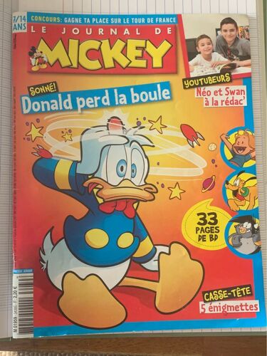 Le Journal De Mickey 7/14 Ans N. 3439 