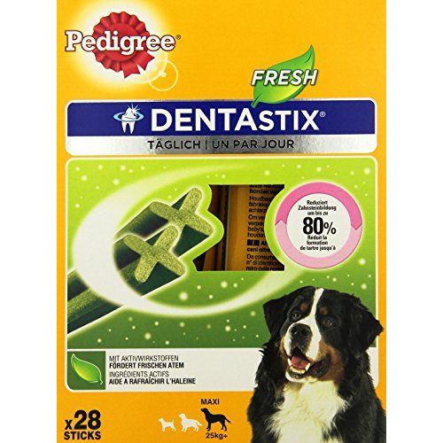 Pedigree - Dentastix Fresh Multipack Pour Grands Chiens (+25kg) - Boîte De 28 Btonnets À  Mcher ( 1080g) - Lot De 4