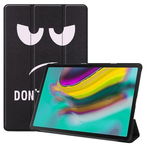Housse Etui Coque Pochette Simili Cuir Pour Samsung Galaxy Tab S5e T720 / T725 (10,5 Pouces) - Don't Touch Me