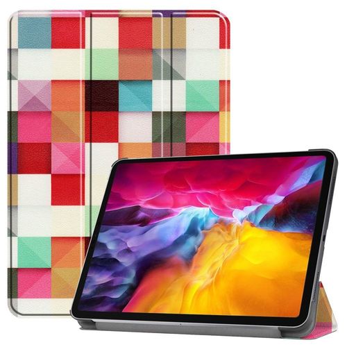 Housse Etui Coque Pochette Simili Cuir Pour Apple Ipad Pro 1 2018 / Ipad Pro 2 2020 / Ipad Pro 3 2021 (11 Pouces) - Triangles Colorés