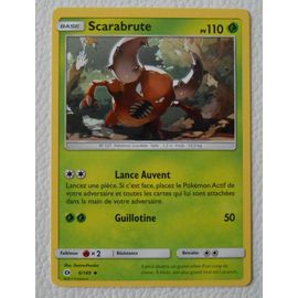 Pokémon - 6/149 - Sl1 - Soleil Et Lune - Scarabrute - Peu Commune