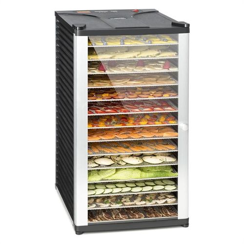 Klarstein Fruit Jerky 14 Déshydrateur alimentaire 14 étages 1000W - acier noir