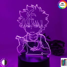 Hunter X Hunter Killua ? Lampe Led 3d En Acrylique Néon, Luminaire Décoratif D'intérieur, Idéal Pour Une Chambre D'enfant, Hxh