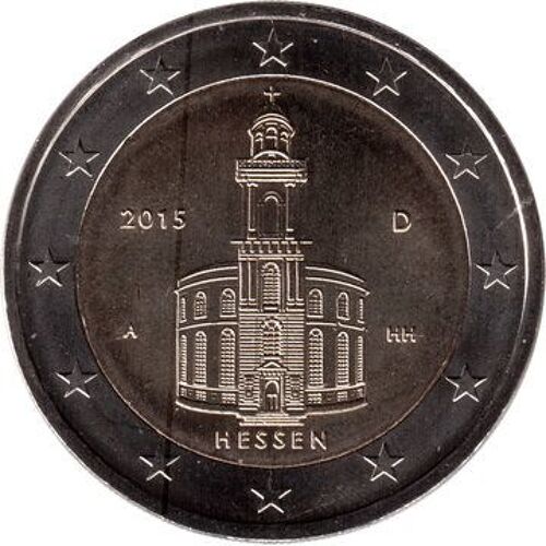 Pièce De 2 Euros Commémorative Allemagne 2015 Hesse