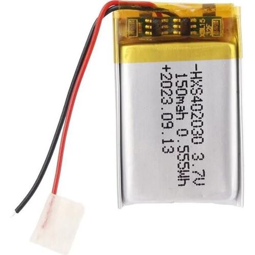 Batterie Lithium 3.7v 150mah Modèle 402030 | Avec Circuit De Protection | Rechargeable, Compatible Avec Les Écouteurs Bluetooth